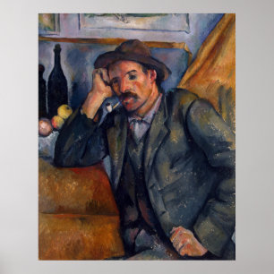 Mann mit Rohr - Paul Cezanne - c1890 Poster