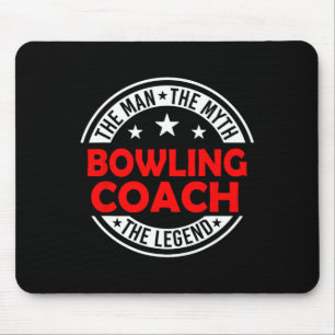 Mann Myth Bowling Coach Legende Lustiger Bowling C Mousepad