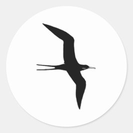 Mann-O-Krieg (großartiger Zwergvogel) Runder Aufkleber