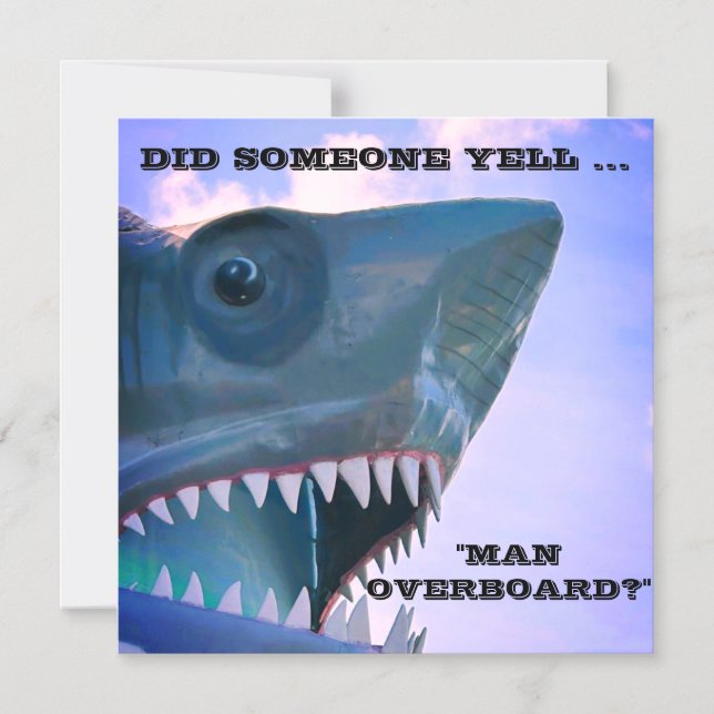 MANN OVERBOARD SHARK CRUISE TÜR MAGNET (Vorderseite)