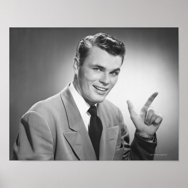 Mann Position 2 Poster (Vorne)