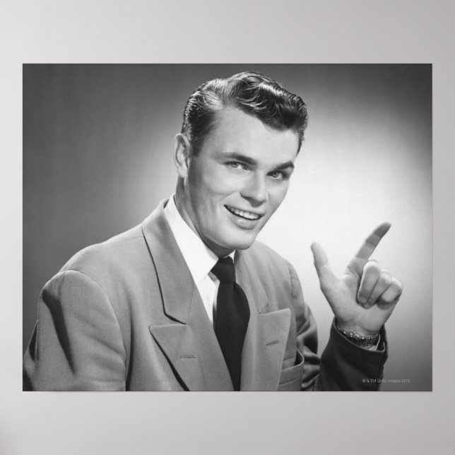 Mann Position 2 Poster (Vorne)