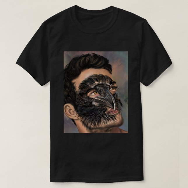 Mann-Rabe-T-Shirt T-Shirt (Design vorne)
