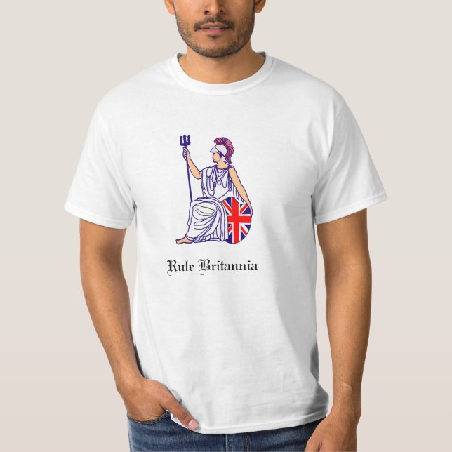 MANN-' S-T-SHIRT DER REGEL-BRITANNIA T-Shirt (Vorderseite)