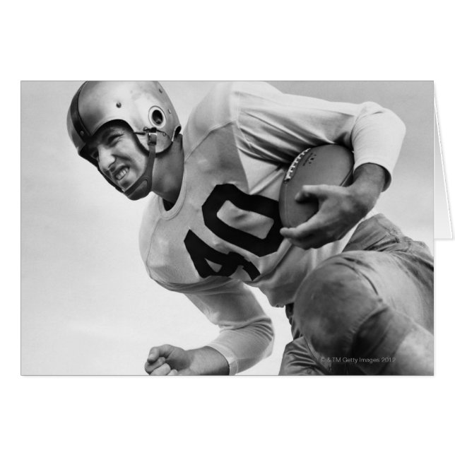 Mann spielt Fußball 3 (Vorderseite (Horizontal))