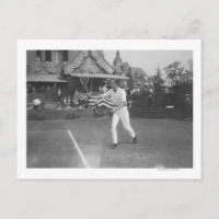 Mann spielt Tennis im Washington DC Turnier