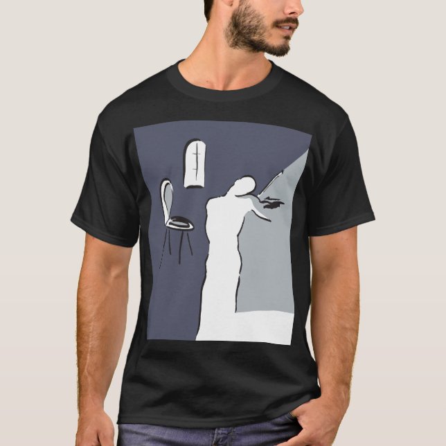 Mann spielt Violine T-Shirt (Vorderseite)