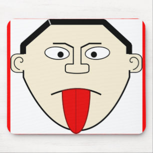 MANN STECKT SEINE SPRACHE AUS MOUSEPAD