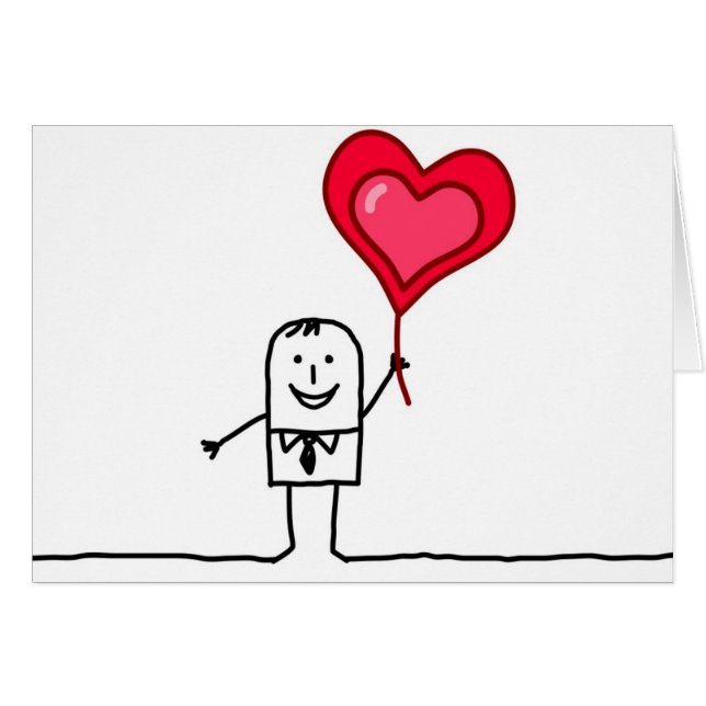 Mann u. Herz (Vorderseite (Horizontal))