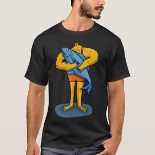 Mann und Fisch T-Shirt