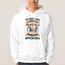Mann-und-Frau-Team-Bindung Hoodie