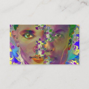 Mann und Frau Visitenkarte