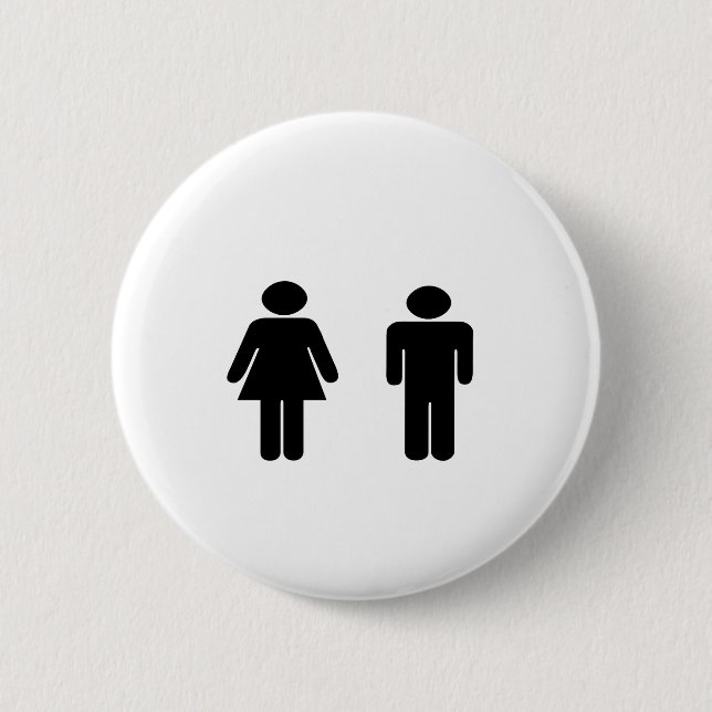 Mann-und Frauen-Einzelteile Button (Vorderseite)