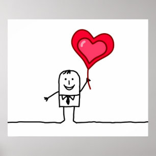 Mann und Herz Poster