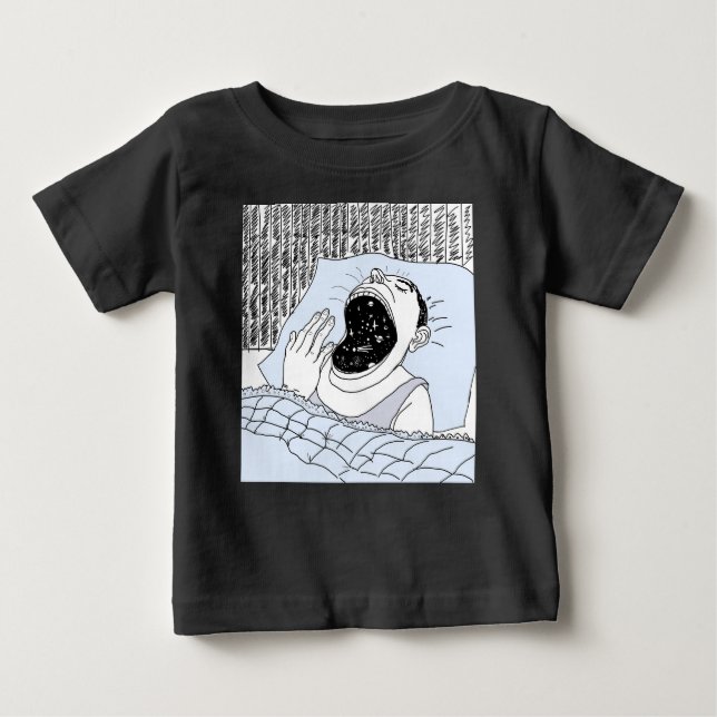 MANN UND KOSMOS BABY T-SHIRT (Vorderseite)