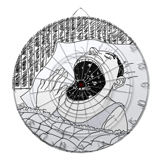 MANN UND KOSMOS DARTSCHEIBE (vorne)