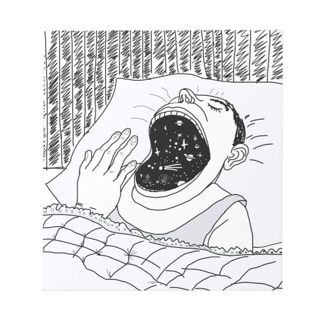 MANN UND KOSMOS NOTIZBLOCK (Vorderseite)