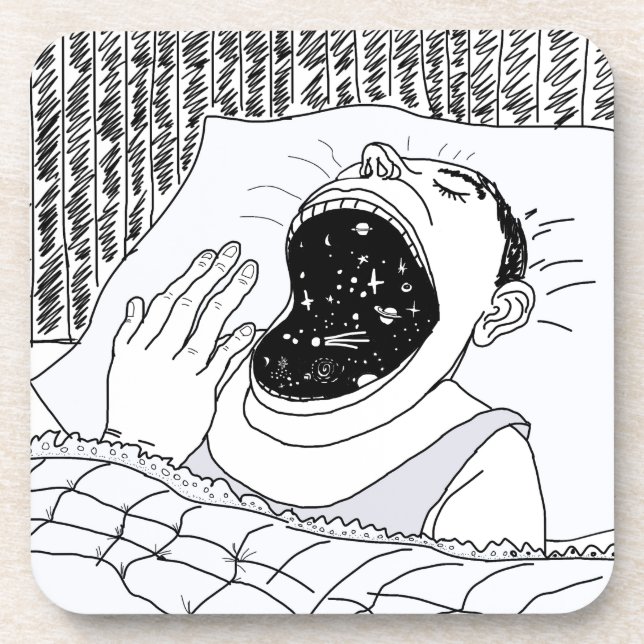 MANN UND KOSMOS UNTERSETZER (Vorderseite)