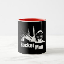 Mann UNO Rocket Kim-Jong - Trumpf. Politik