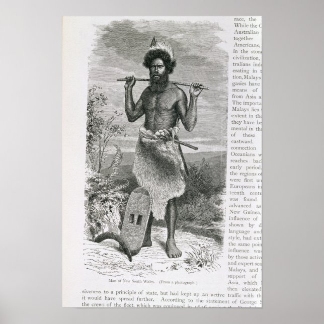 Mann von New South Wales Poster (Vorne)