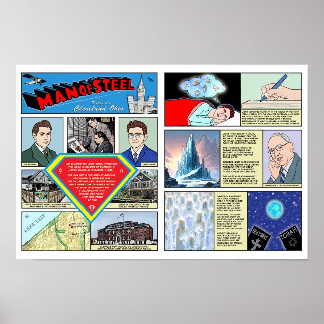 Mann von Steel Poster Eerie Lake Erie Offiziell Me (Vorne)
