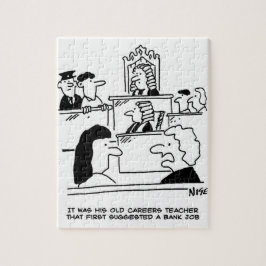 Mann vor Gericht, der eine Bank ausgeraubt hat Puzzle