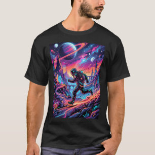 Mann Weltraum Szenen Lebendigkeit Meeresleben Ozea T-Shirt