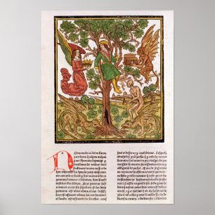 Mann zwischen Laster und Vorzug Poster