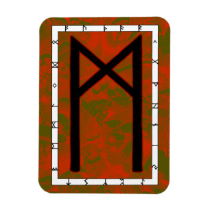 Mannaz Viking Rune Magnet - Menschlichkeit!