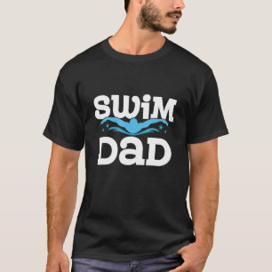 Männchen Funny Schwimmen Grafik für Väter und Männ T-Shirt