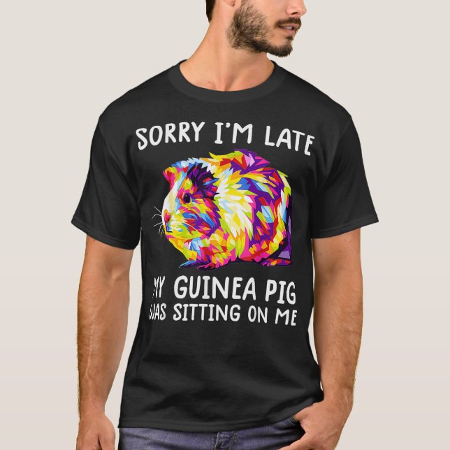 Männchen lustige Guinea Schweine Shirt T Guinea Sc (Vorderseite)