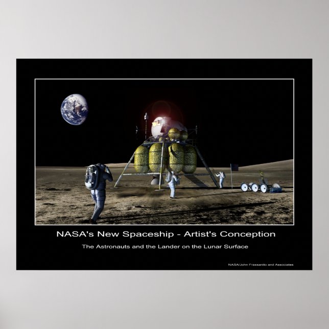 MannedMarsMission-133827main_lander Poster (Vorne)