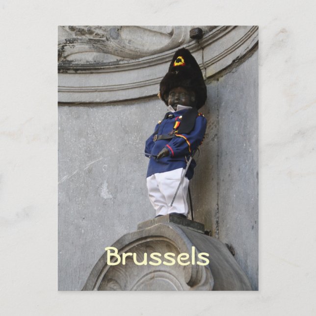 Manneken Pis Postkarte (Vorderseite)