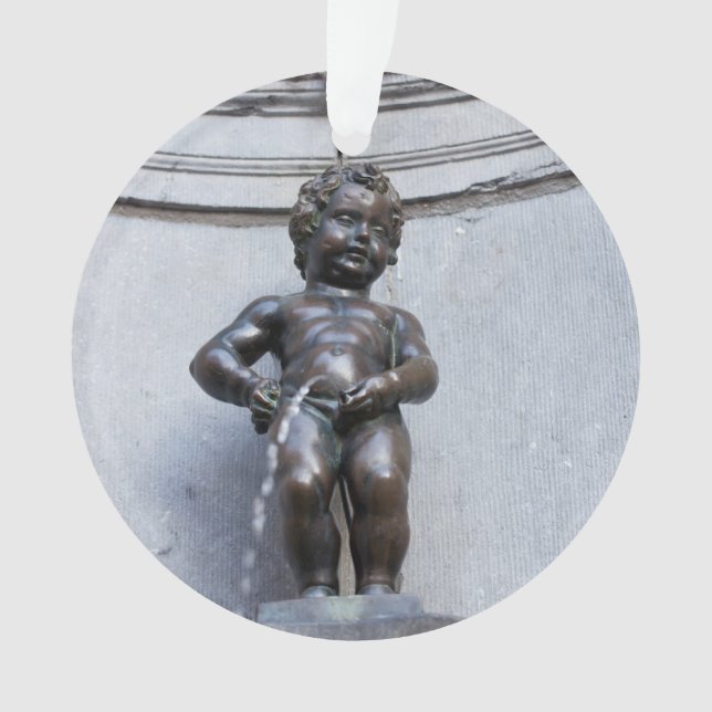 Mannekin Pis in Brussels Ornament (Vorderseite)