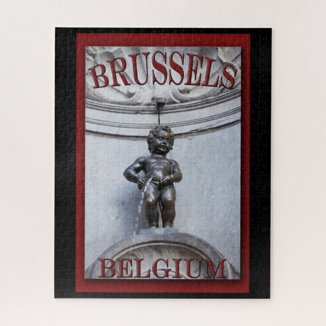 Mannekin Pis in Brussels Puzzle (Vertikal)
