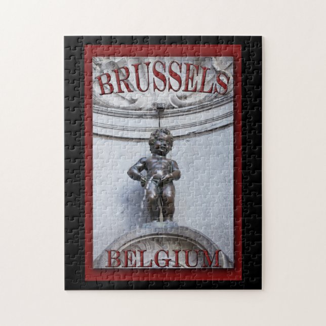 Mannekin Pis in Brussels Puzzle (Vertikal)