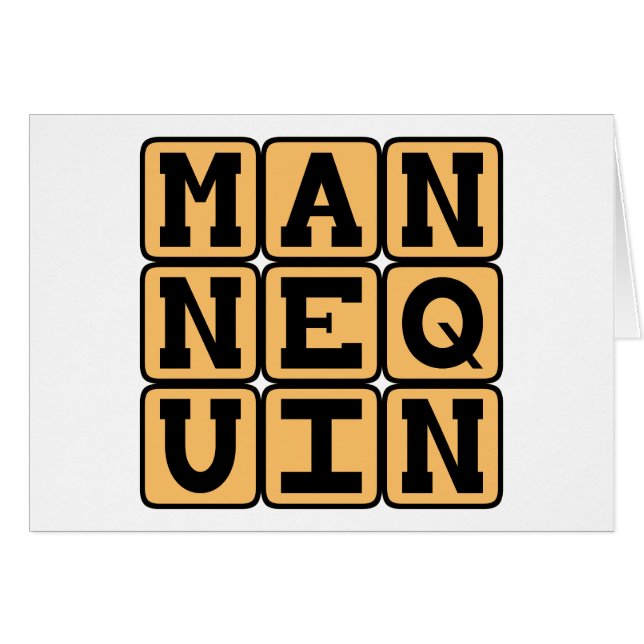 Mannequin, Mode Dummy (Vorderseite (Horizontal))