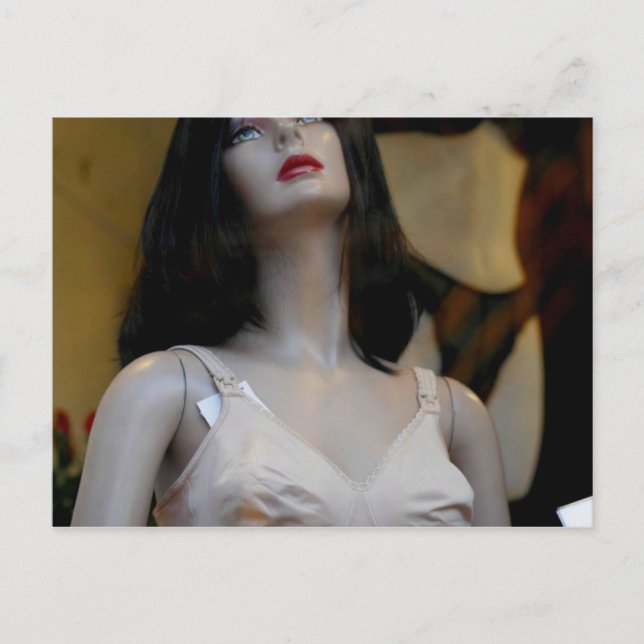 Mannequin Postkarte (Vorderseite)