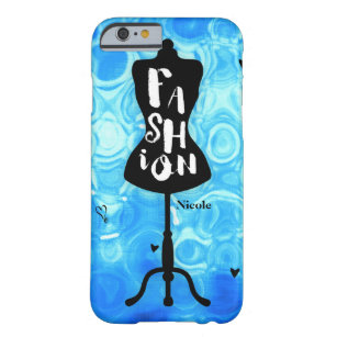 Mannequin Stand Vintag Retro Blue FASHION Barely There iPhone 6 Hülle