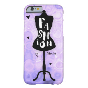 Mannequin Stand Vintag Retro Lila FASHION Barely There iPhone 6 Hülle