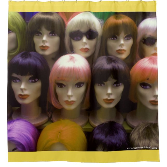 Mannequins Duschvorhang (Vorderseite)