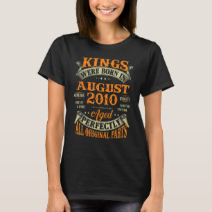 Männer, 12. Geburtstag, für im August 2010 Geboren T-Shirt