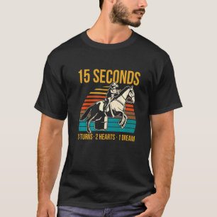 Männer 15 Sekunden 3 Urnen 2 Herzen 1 Traum Barrel T-Shirt