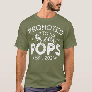 Männer 2021 zum ersten Mal bald zu Pops befördert T-Shirt