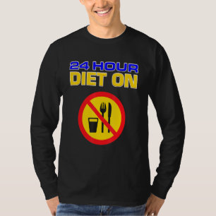 Männer 24 Stunden Diät bei intermittierender Ernäh T-Shirt