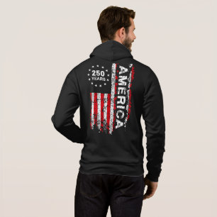 Männer 250 Jahre Amerika Hoodie