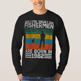 Männer 40 Jahre alt Fischer Angeln 40. Geburtstag T-Shirt