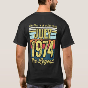 Männer 47. Geburtstag Der Mann Der Mythos Die Lege T-Shirt