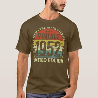 Männer, 70 Jahre alt Geschenke Vintag 1952 Mann My T-Shirt