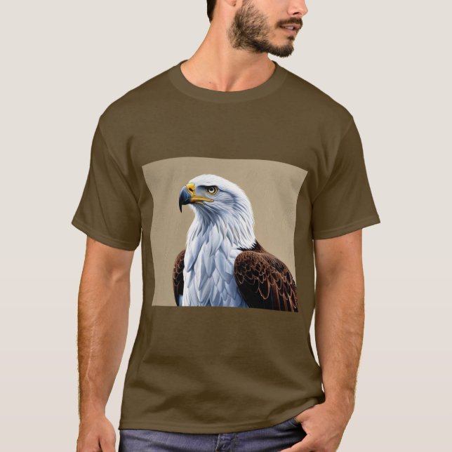 Männer-Adler-T - Shirt: Perfekt im Sommerstil T-Shirt (Vorderseite)